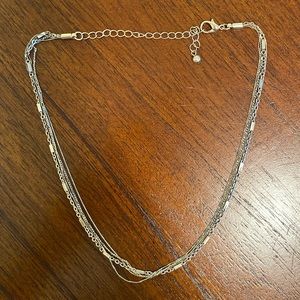 Gold Layered Choker Necklace